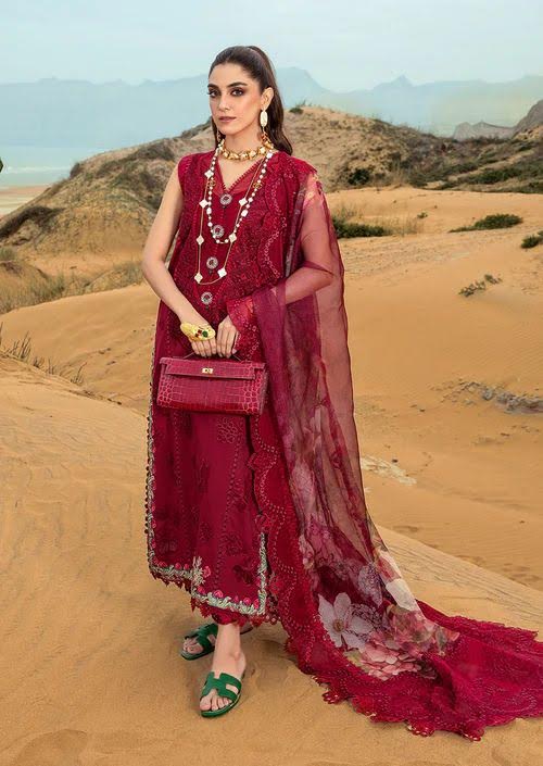 Crimson - Saira Shakira Luxury Lawn Eid Collection