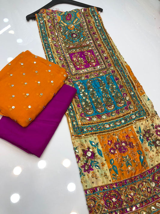 Pure Silk Shirt with Handwork 3-piece suit