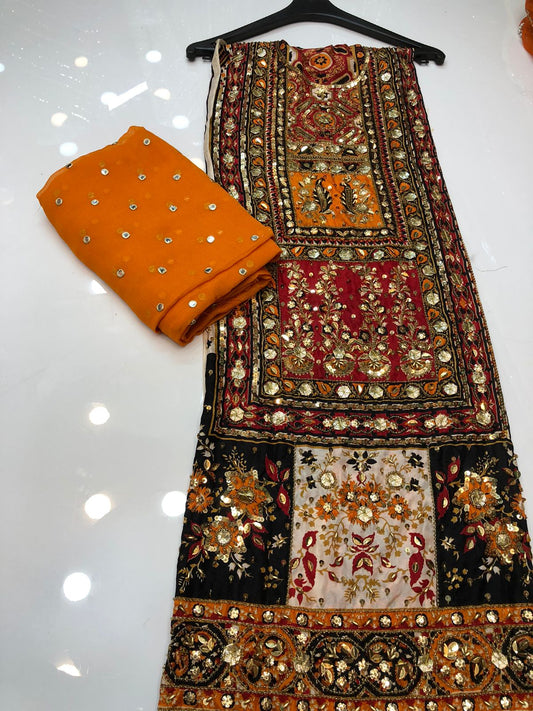 Pure Silk Shirt with Handwork 3-piece suit