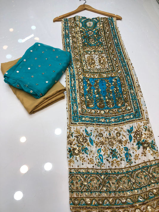 Pure Silk Shirt with Handwork 3-piece suit