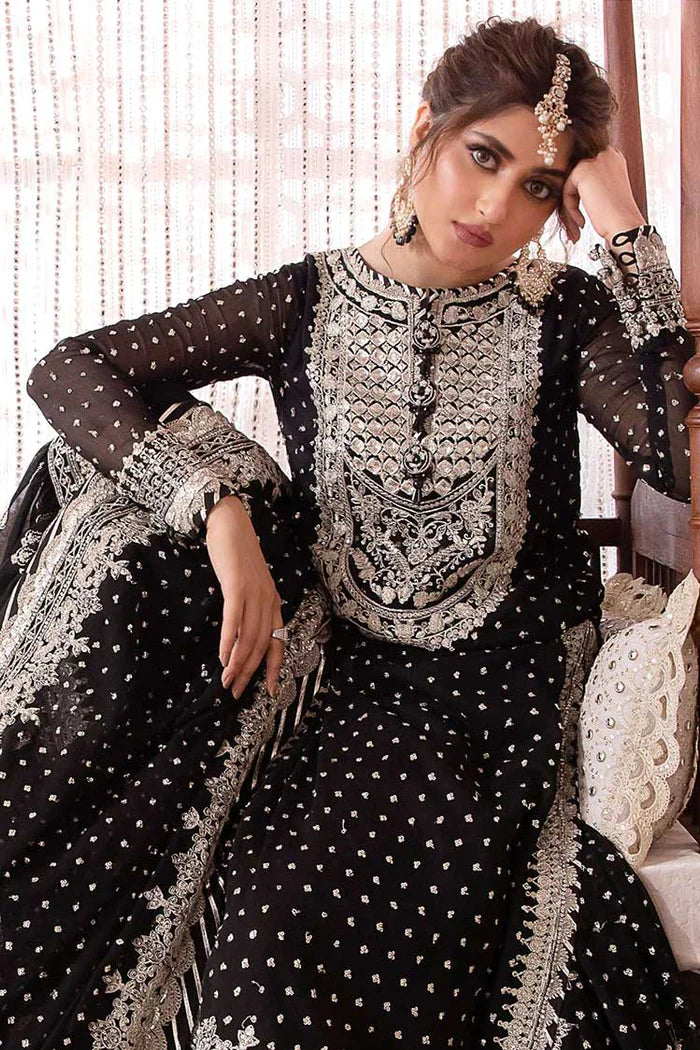 Chandni Luxury Chiffon Collection 3 Piece Custom Stitched Suit