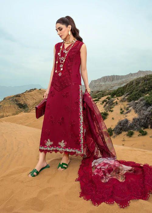 Crimson - Saira Shakira Luxury Lawn Eid Collection