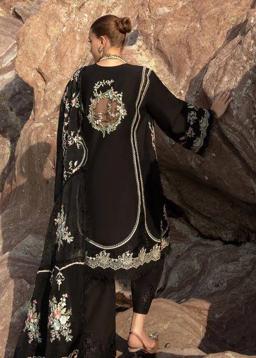 Raven Black - Saira Shakira Luxury Lawn Eid Set