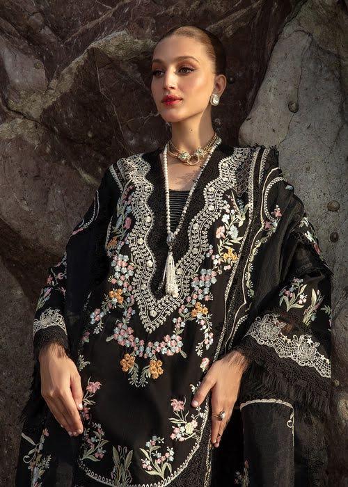 Raven Black - Saira Shakira Luxury Lawn Eid Set