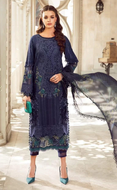 Maria B Luxury Lawn Eid Collection - Multiple Colors!