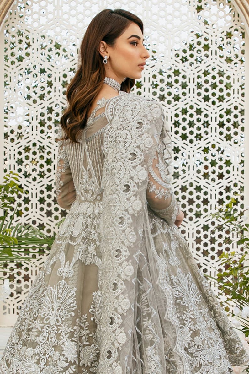 Dulce Luxury Collection • Imrozia premium Embroidery 3 Piece Net Suite • IB-15 • Bridal Collection