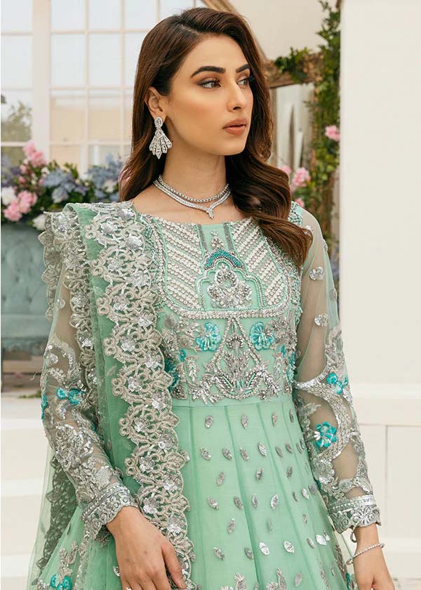 Bridal Collection • Imrozia premium Embroidery 3 Piece Net Suite • IB-17 Isla Luxury Collection