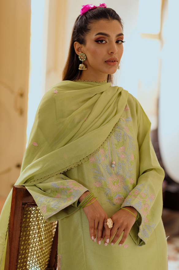 Ansab Jahangir Leena- Pistachio Green