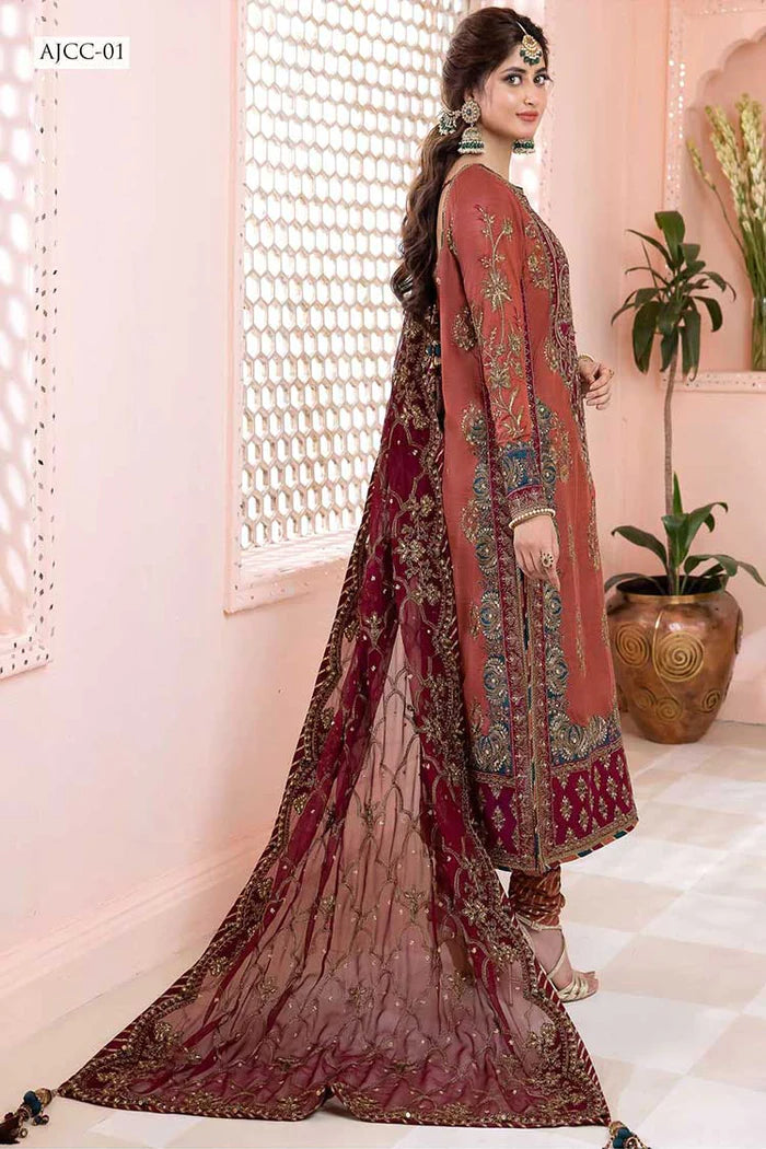 Asim Zofa Chandni Luxury Chiffon Collection Suite