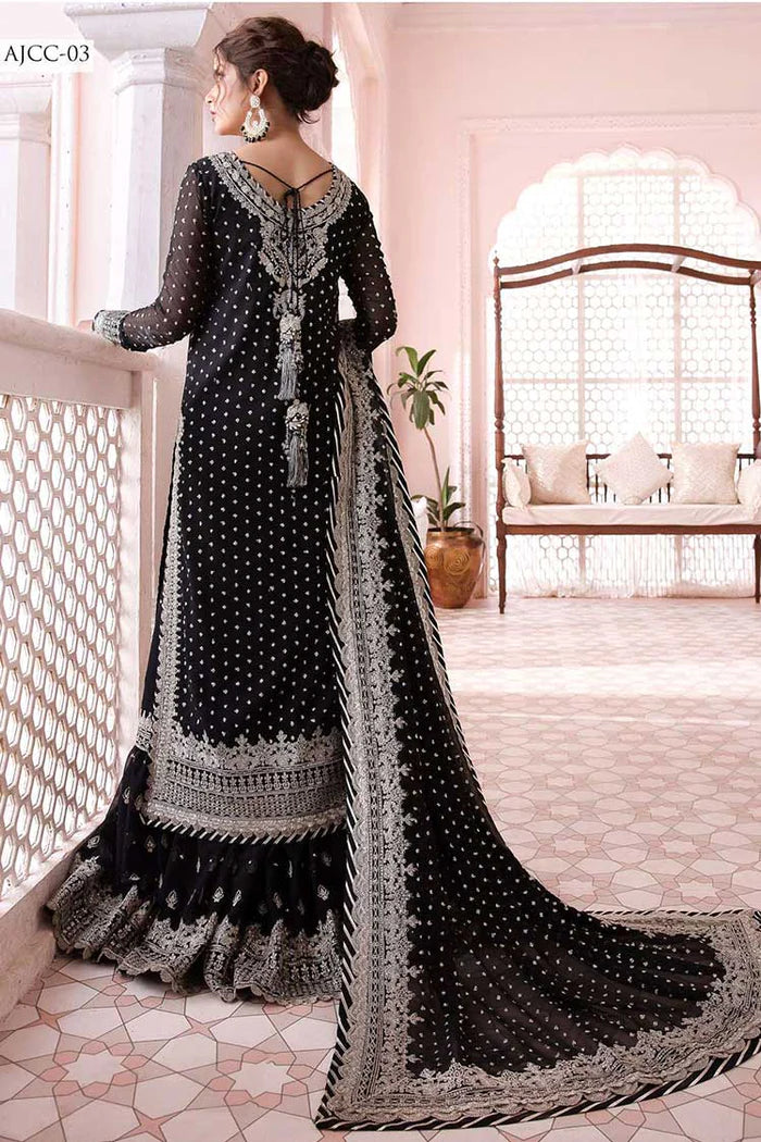 Chandni Luxury Chiffon Collection 3 Piece Custom Stitched Suit