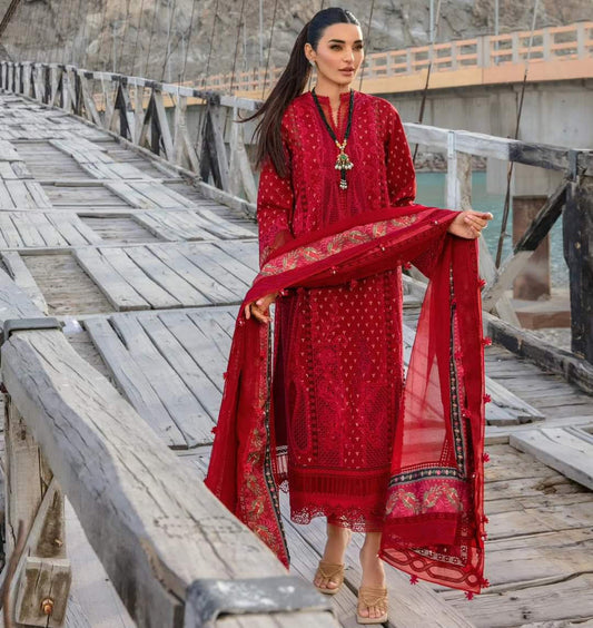 Crimson Red Salwar