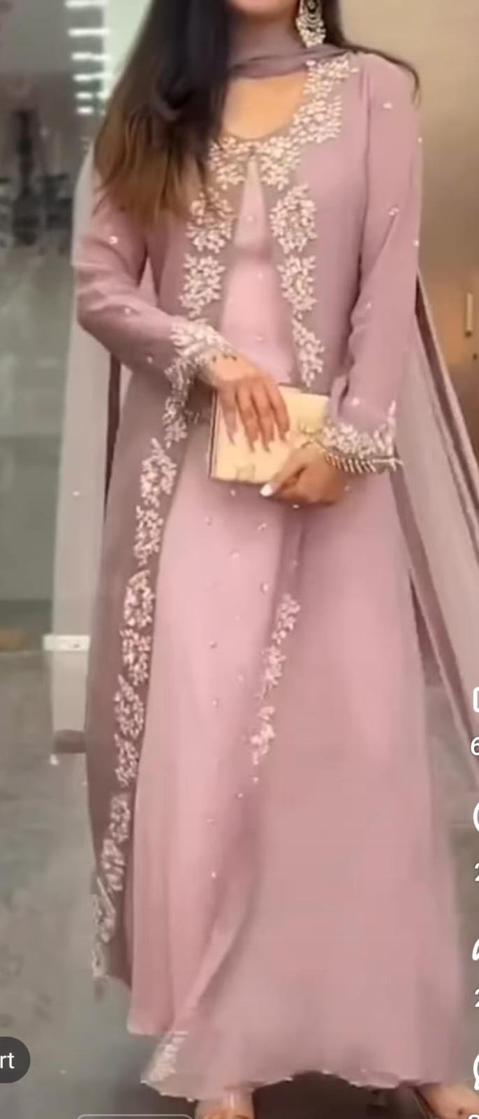 Dusty Pink Salwar Kameez